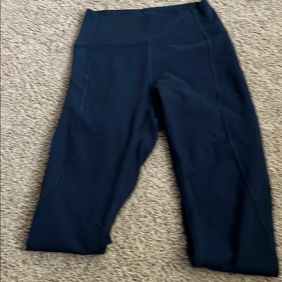 Lulu lemon Navy Blue Fast and Free leggings - Picture 3 of 3